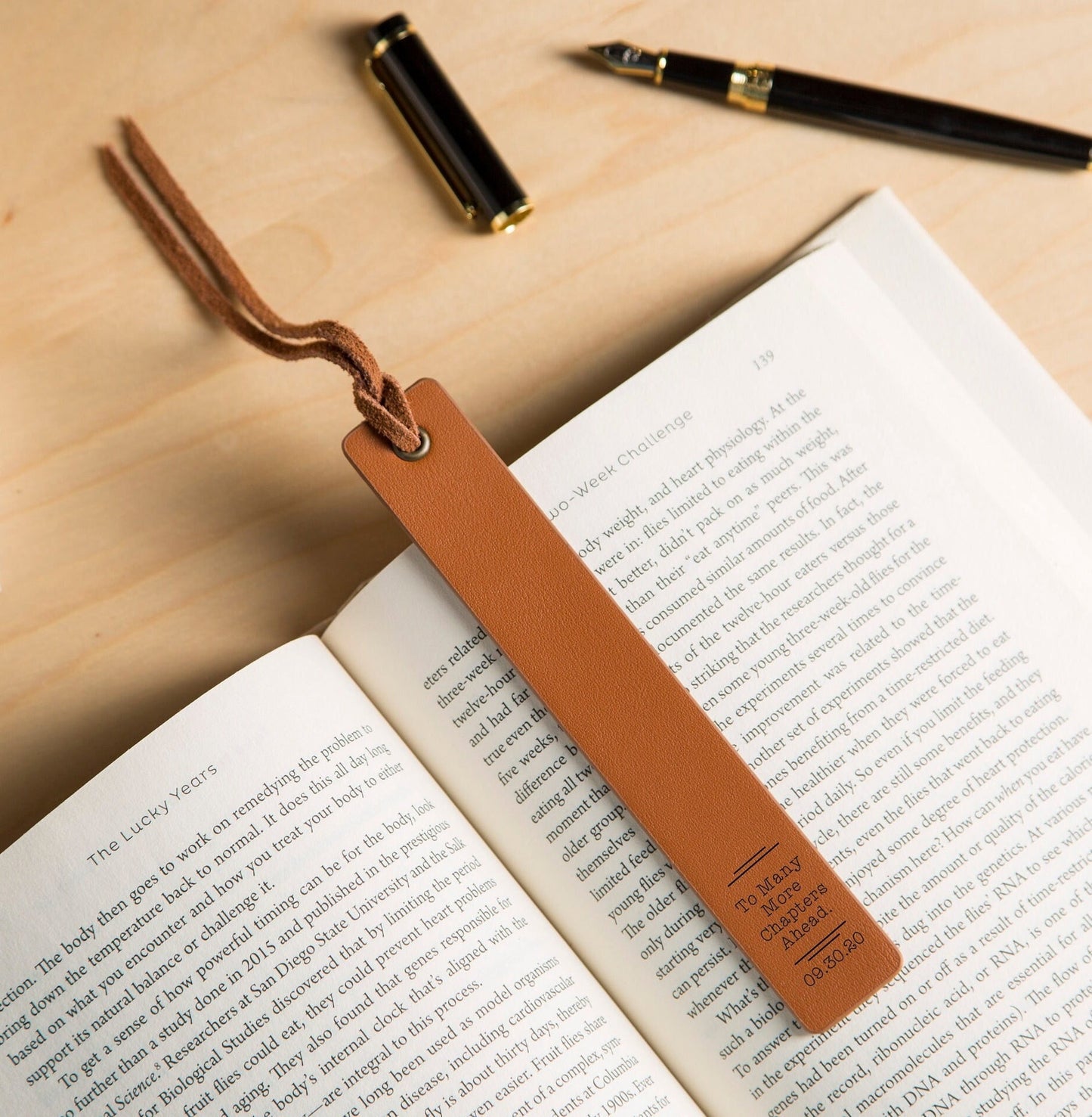 Engraved Leather Bookmark, Handwritten Note Bookmark Leather 3rd Anniversary Gift for Him, Customized Book Club Gift with Romantic Message