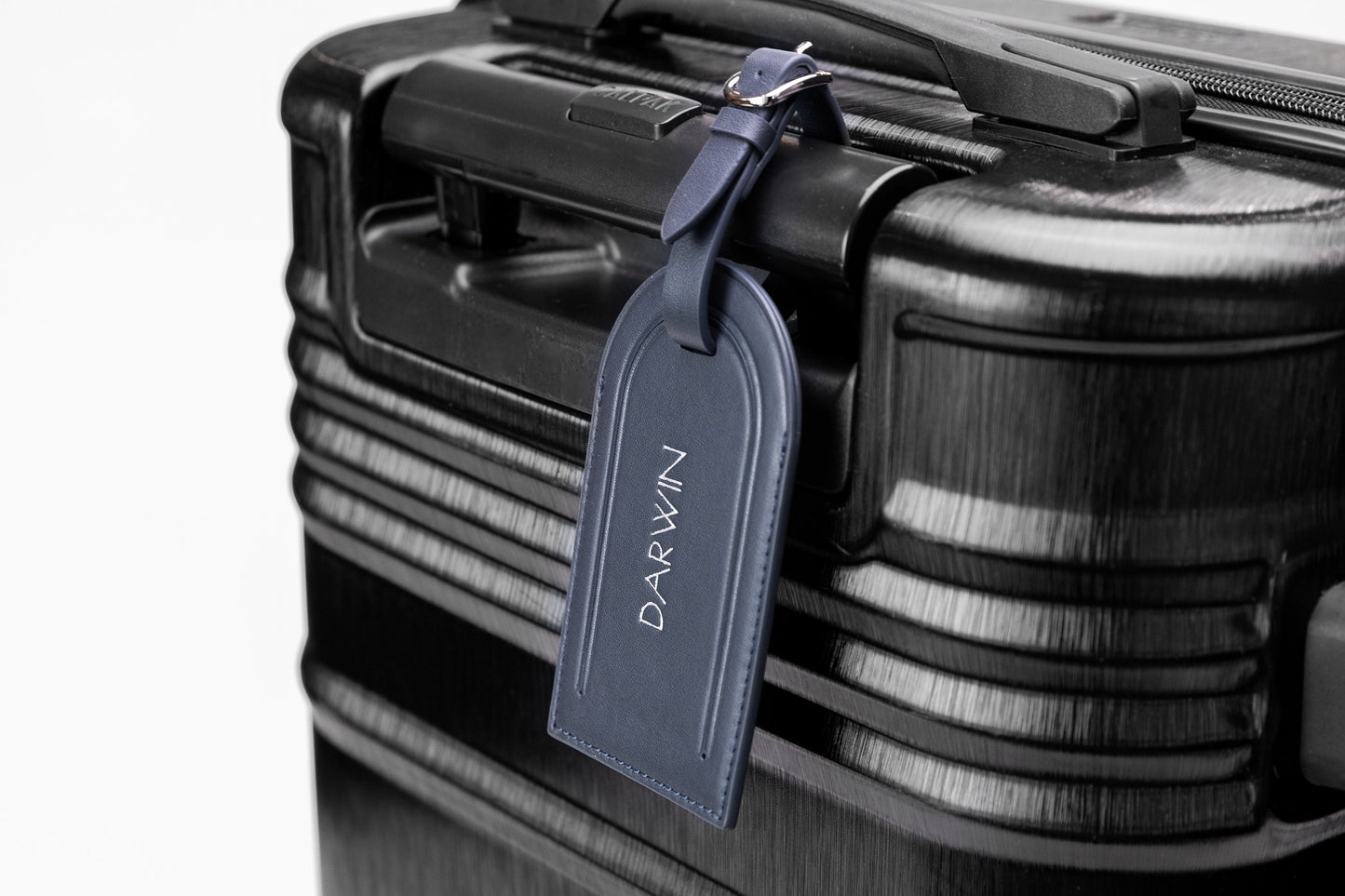 Embossed Luggage Tag - Custom Monogrammed Suitcase Tag, Travel Essentials, Diaper Bag Name Tags, Retirement or Weekend Girl Trips Gift Idea