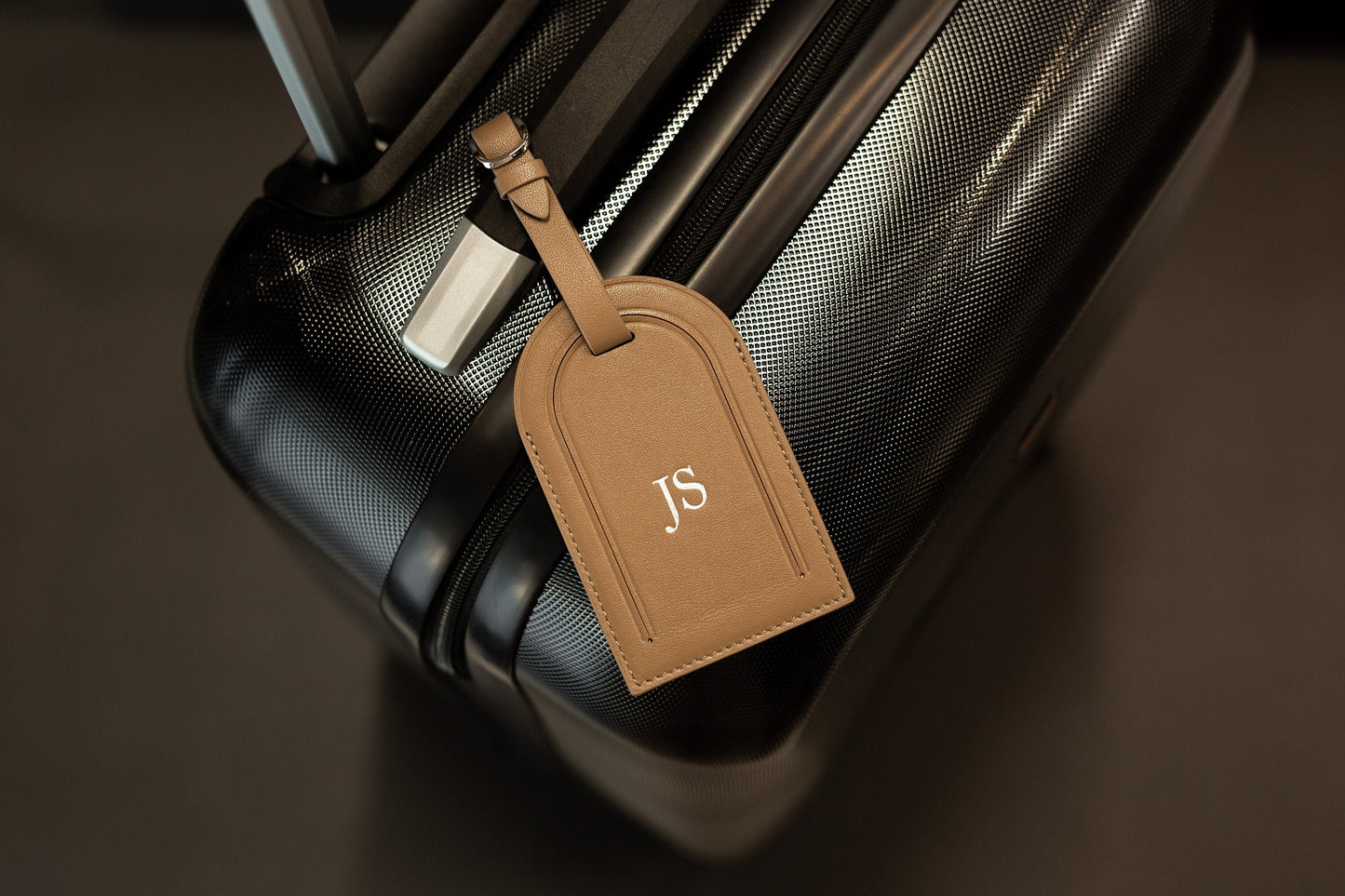 Embossed Luggage Tag - Custom Monogrammed Suitcase Tag, Travel Essentials, Diaper Bag Name Tags, Retirement Birthday Wedding Travel Gifts