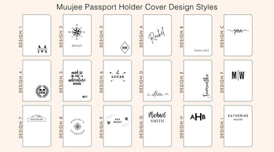 Leather Passport Cover - Engraved Holder, 3rd Leather Anniversary Gift for Husband Wife, Custom Travel Wallet, Weekend Trips, Teacher Gift