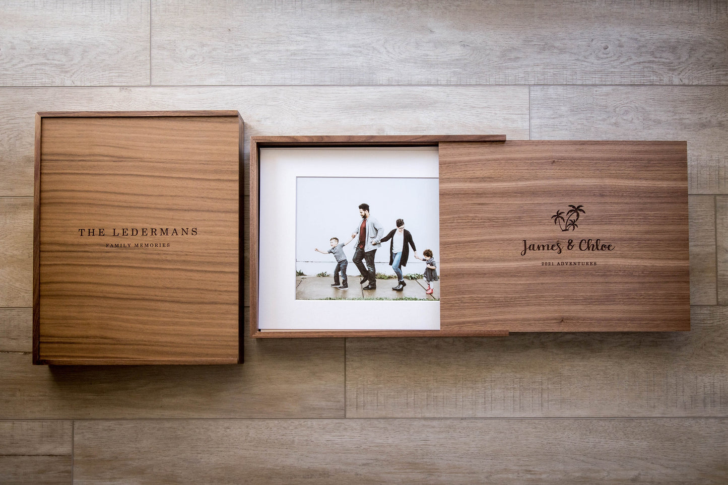 Travel Memory Box - Engraved Wood Keepsake Box for Sentimental Items Photos Letters Tickets, Cub Boy Scout Box, Retirement Farewell Gift