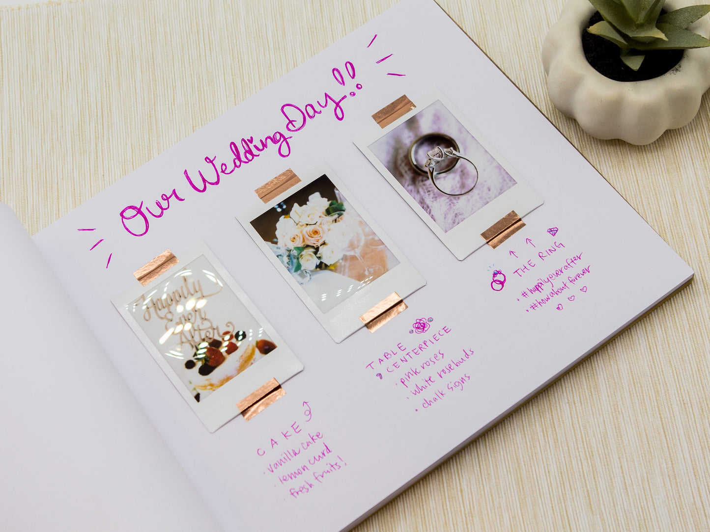 Engraved Premium Book - I Love You 5th Anniversary Wood Scrapbook Gift for Husband Wife Couples Memory Keepsake Polaroid Album Blank Papers
