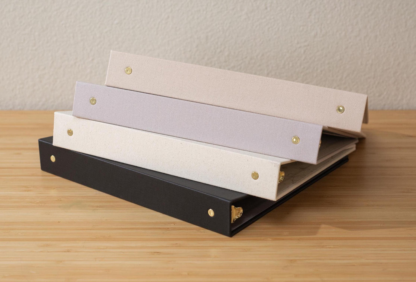 Rental 3 Ring Linen Binder (Design 3) - Refillable Welcome Book, DIY Blank Binder, Guest Information Airbnb Cabin, Rental Guestbook