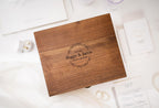 Custom Engraved Couple's Name Wedding Gift Box – Wooden Keepsake Box