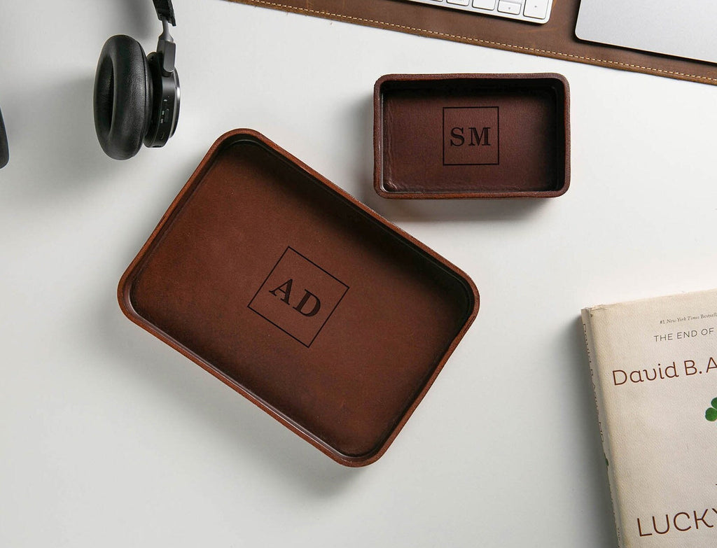 Vegetable Tanned Hard Leather Valet (Design 7)