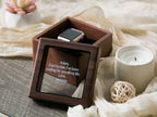 Watch Box w/ Glass Top & Pillow (Watch NOT Included)