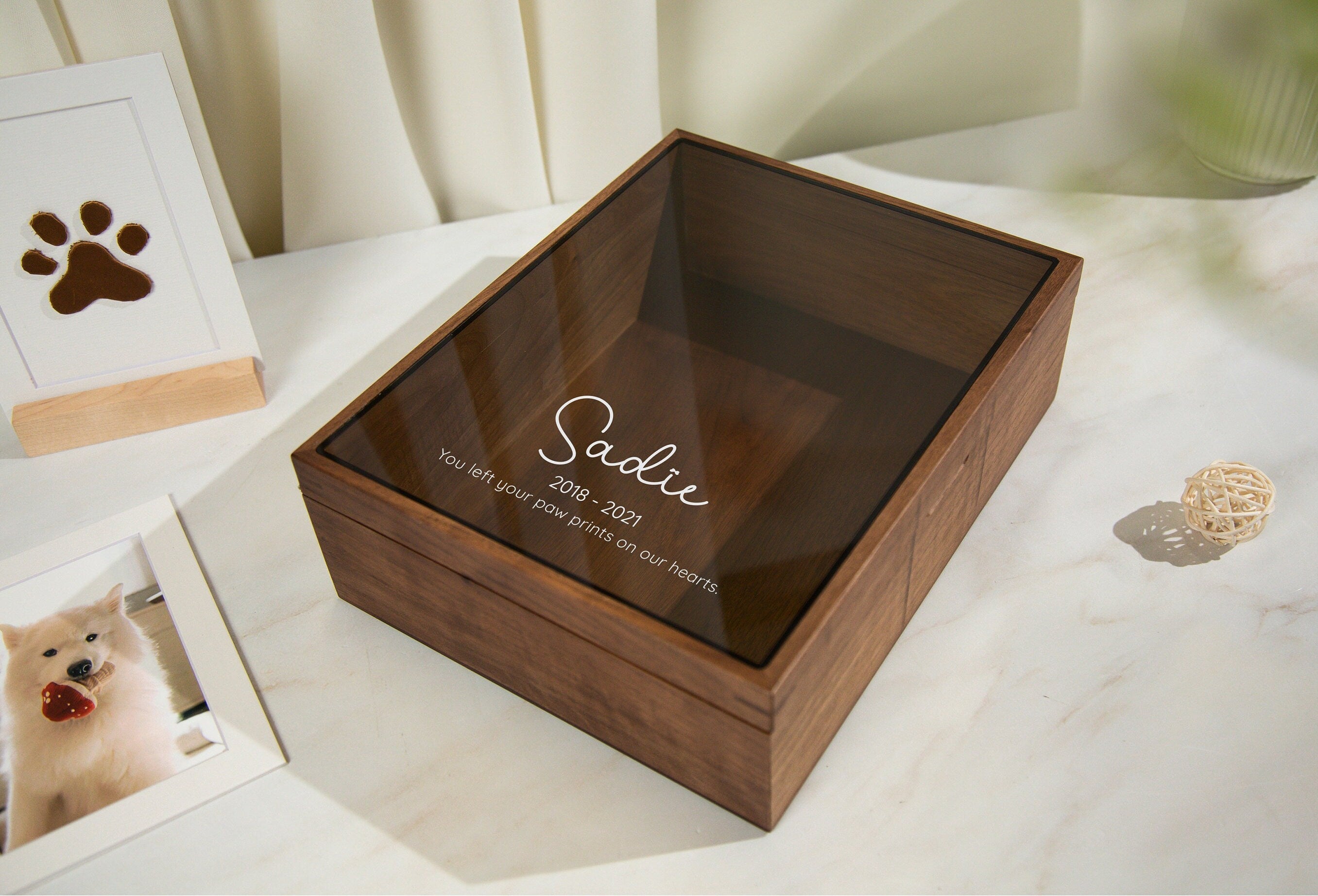 8x10 Shadow Box with Glass Lid (Design 4)