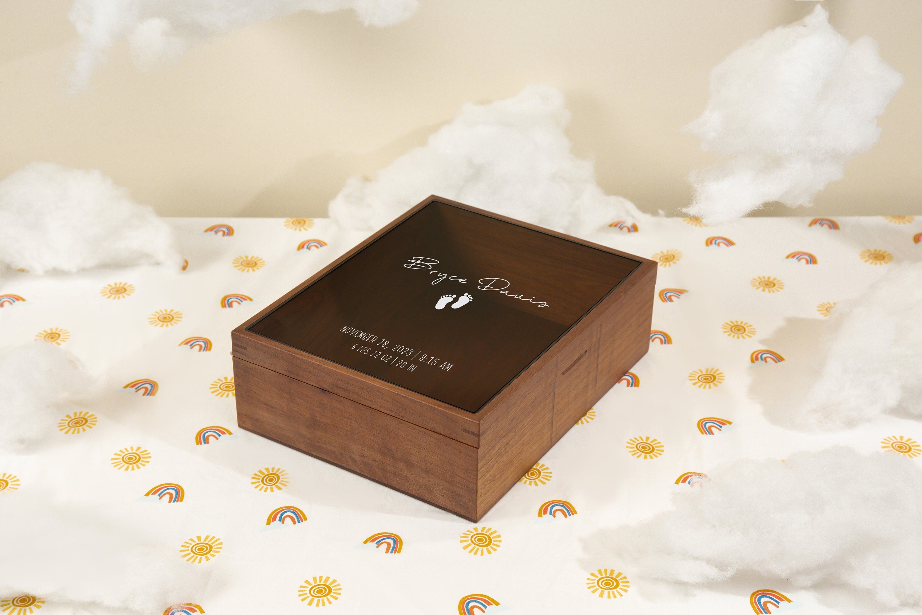 8x10 Shadow Box with Glass Lid (Design 5)