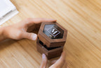 Hexagon Watch Box w/ Glass Top & Pillow (Watch NOT Included)