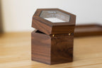 Hexagon Watch Box w/ Glass Top & Pillow (Watch NOT Included)