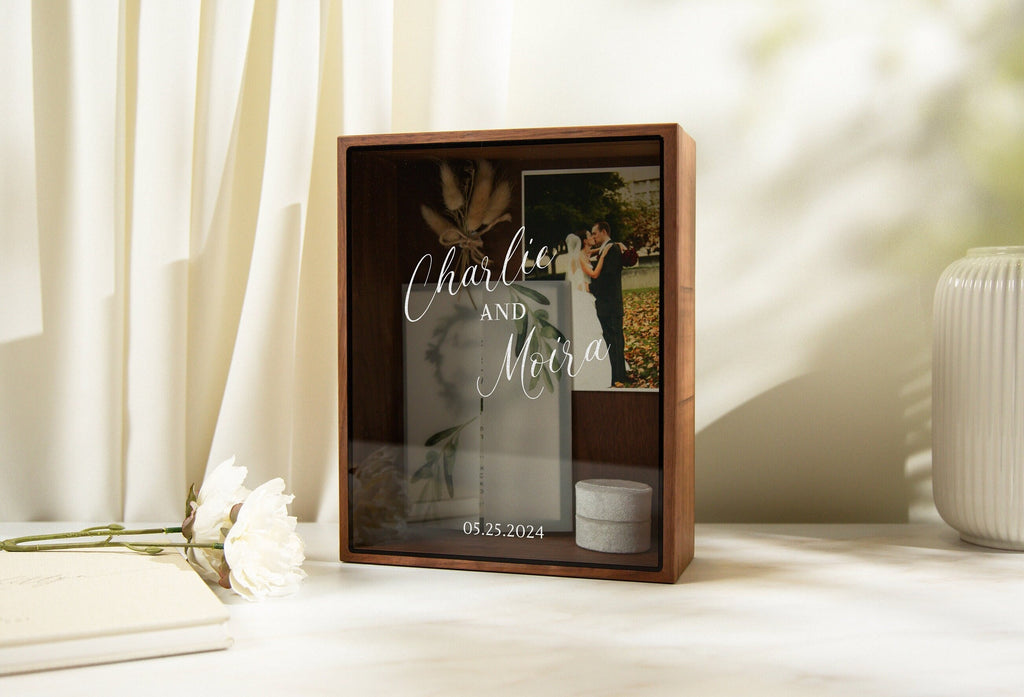 8x10 Shadow Box with Glass Lid (Design 1)