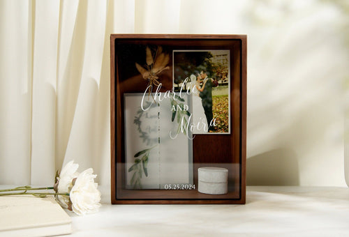 8x10 Shadow Box with Glass Lid (Design 1)