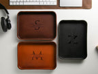 Vegetable Tanned Hard Leather Valet (Design 1)