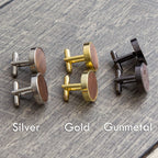 Wood Cufflinks - Square Gift Box (Optional)