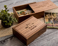 Custom Engraved Wood Anniversary Gift Box