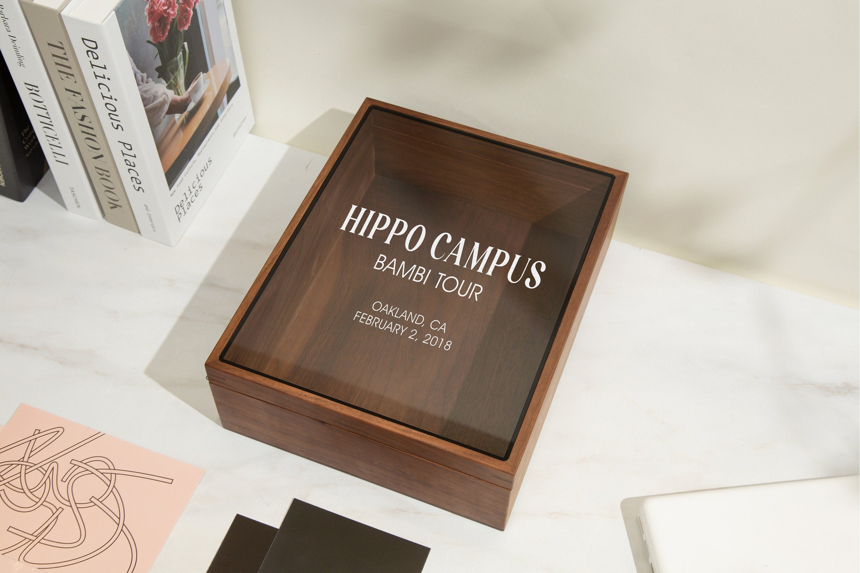 8x10 Shadow Box with Glass Lid (Design 9)