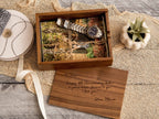 Custom Engraved Wood Anniversary Gift Box
