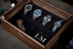 8x10 Wood Watch Box with Glass Lid (Design 3)