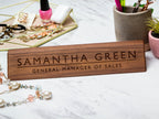 Wood Name Plate (11.75 inches)