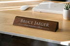 Wood Name Block (White Print 11.75")