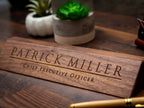 Wood Name Block (11.75")