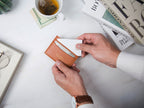 Embossed Leather Card Holder