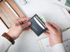Embossed Leather Card Holder