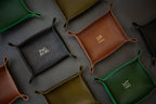 Embossed Snap Leather Valet