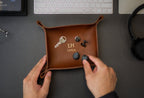 Embossed Snap Leather Valet