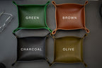 Embossed Snap Leather Valet