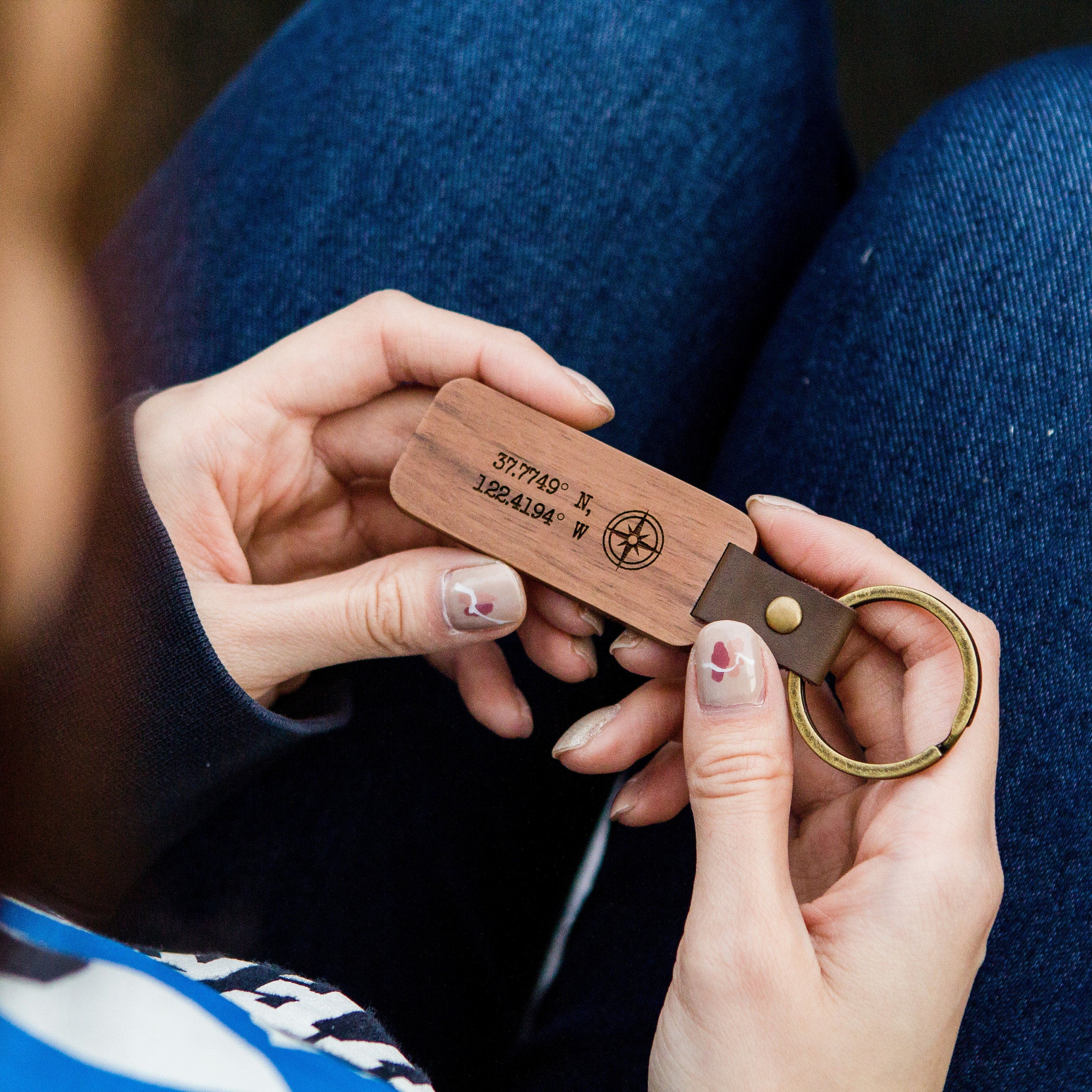 Wood Keychain