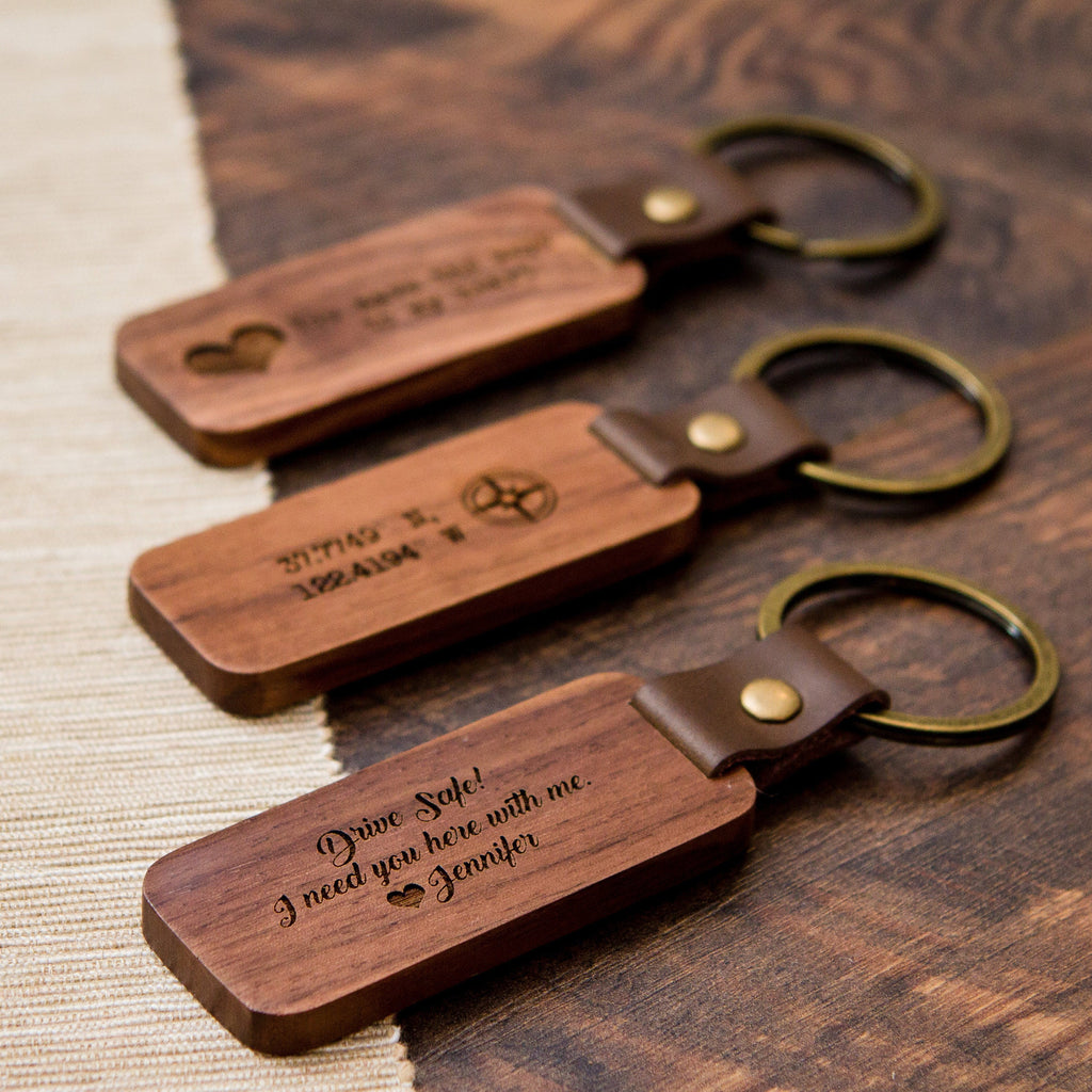 Wood Keychain
