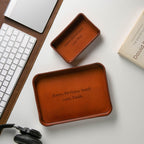 Vegetable Tanned Hard Leather Valet (Design 3)