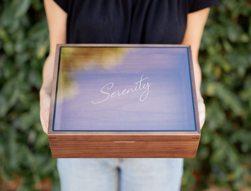 8x10 Shadow Box with Glass Lid (Design 6)