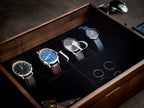 8x10 Wood Watch Box with Glass Lid (Design 1)