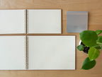 Engraved Spiral Wood Notebook (Design A)