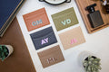 Personalized Leather Card Holder (Center)
