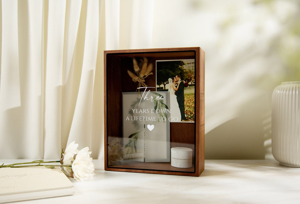 8x10 Shadow Box with Glass Lid (Design 3)