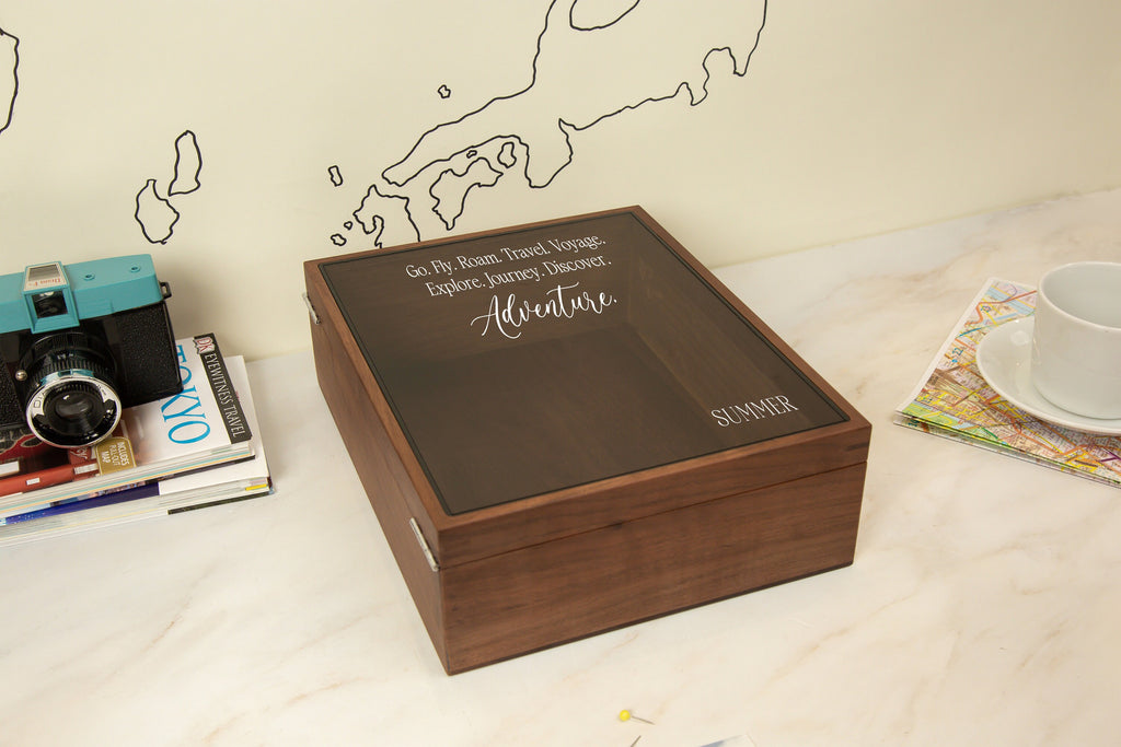 8x10 Shadow Box with Glass Lid (Design 8)
