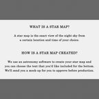 Black Canvas Star Map