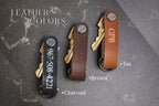 Embossed Leather Strap Key Chains (Name)