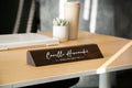 Wood Name Block (White Print 11.75")