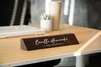 Wood Name Block (White Print 11.75")