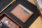 Embossed Leather Card Holder
