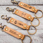Leather Key Chain FOB
