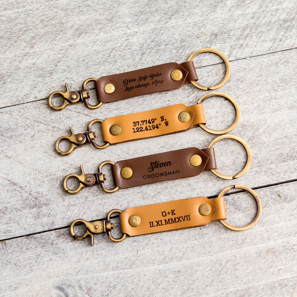 Leather Key Chain FOB