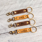 Leather Key Chain FOB