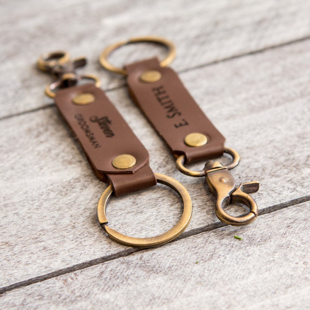 Leather Key Chain FOB