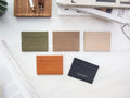 Embossed Leather Card Holder
