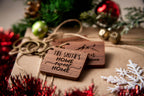 Rectangle Wood Key Chain